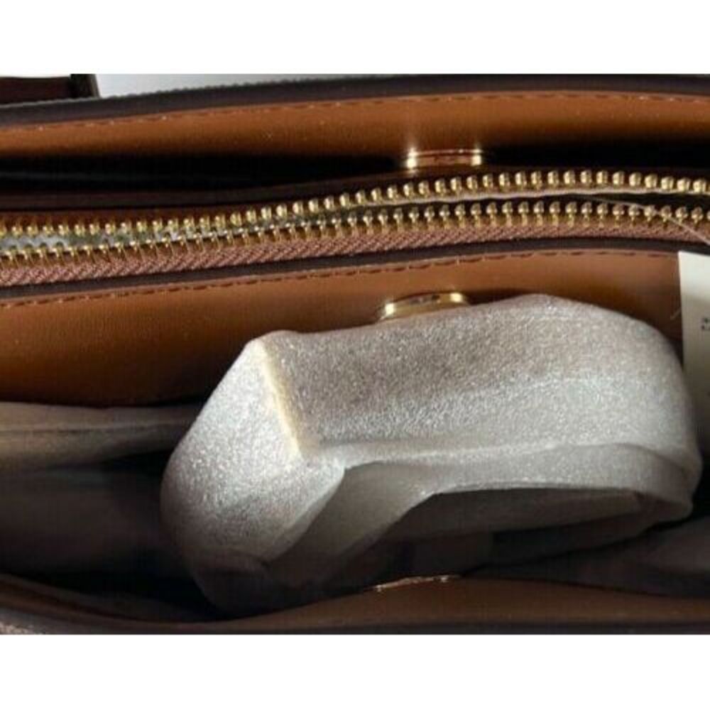 Michael Kors Hope Large Leather Satchel Messenger Bag - Picture 4 of 6